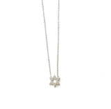 Sterling silver cz Star of David necklace