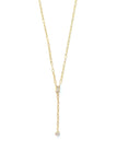 Jadia Y Necklace With Rectangle CZ