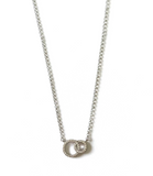 Meryl Interlocking CZ Circle Necklace