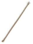Sterling silver 3mm cz tennis bracelet.
