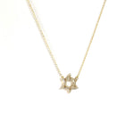 Merle Star of David CZ Baguette Necklace