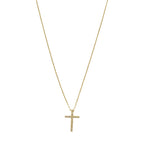 Crystal CZ Cross Necklace