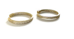 Kory Pave Inside Out Hoop Earrings