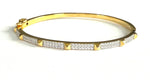 Renee Bangle With Studs & CZ's