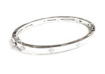 Mika Bangle With CZ Flowers