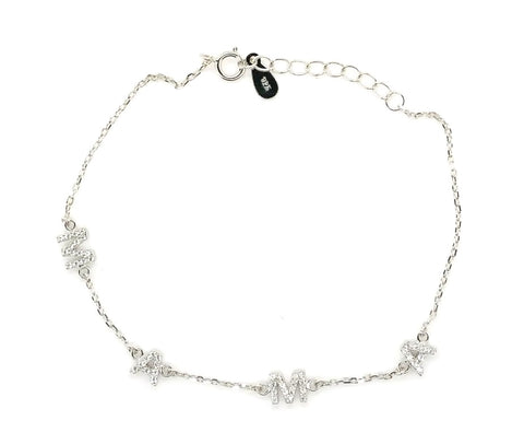 Raelynn CZ Alternating MAMA Bracelet