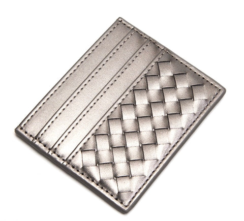Bronze  basketweave card holder.