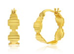 Elvie Clover Hoop Earrings