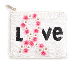 Darrah Breast Cancer Ribbon/Love Coin Purse