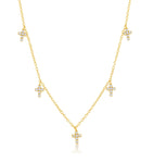 Bridget Dangling Cross Necklace
